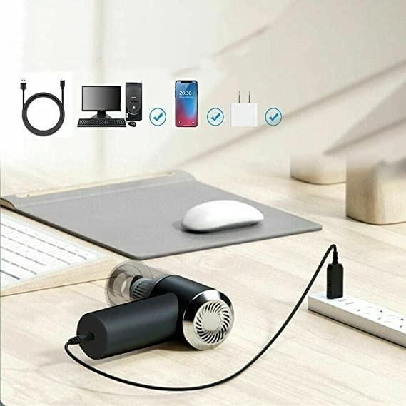 BD Portable Air Duster & Wireless Vacuum Cleaner — Compact Cleaning Power Anywhere 🧹✨