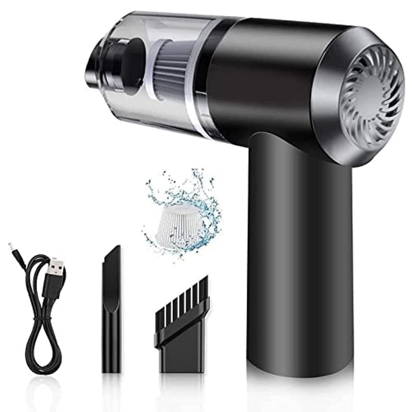 BD Portable Air Duster & Wireless Vacuum Cleaner — Compact Cleaning Power Anywhere 🧹✨