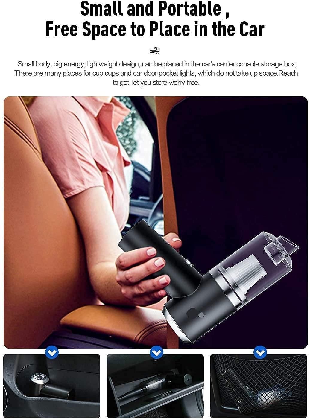 BD Portable Air Duster & Wireless Vacuum Cleaner — Compact Cleaning Power Anywhere 🧹✨